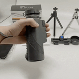 Royallure Bärbar HD Monokulärteleskop med Smartphonehållare och Stativ Carvallo