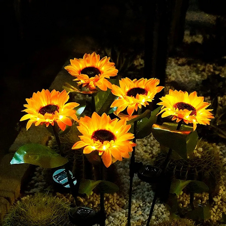 SunnyBliss Light - Vattentät solcellsdriven LED solroslampa Carvallo