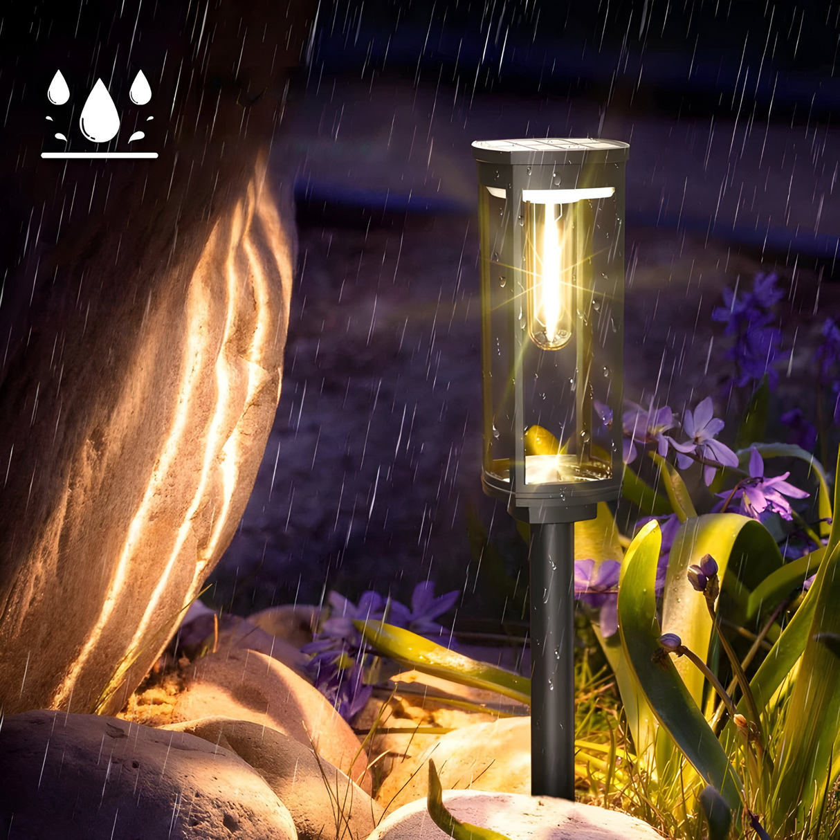 BrightBound Light – Solcellsdrivna LED-trädgårdslampor för utomhusbruk Carvallo