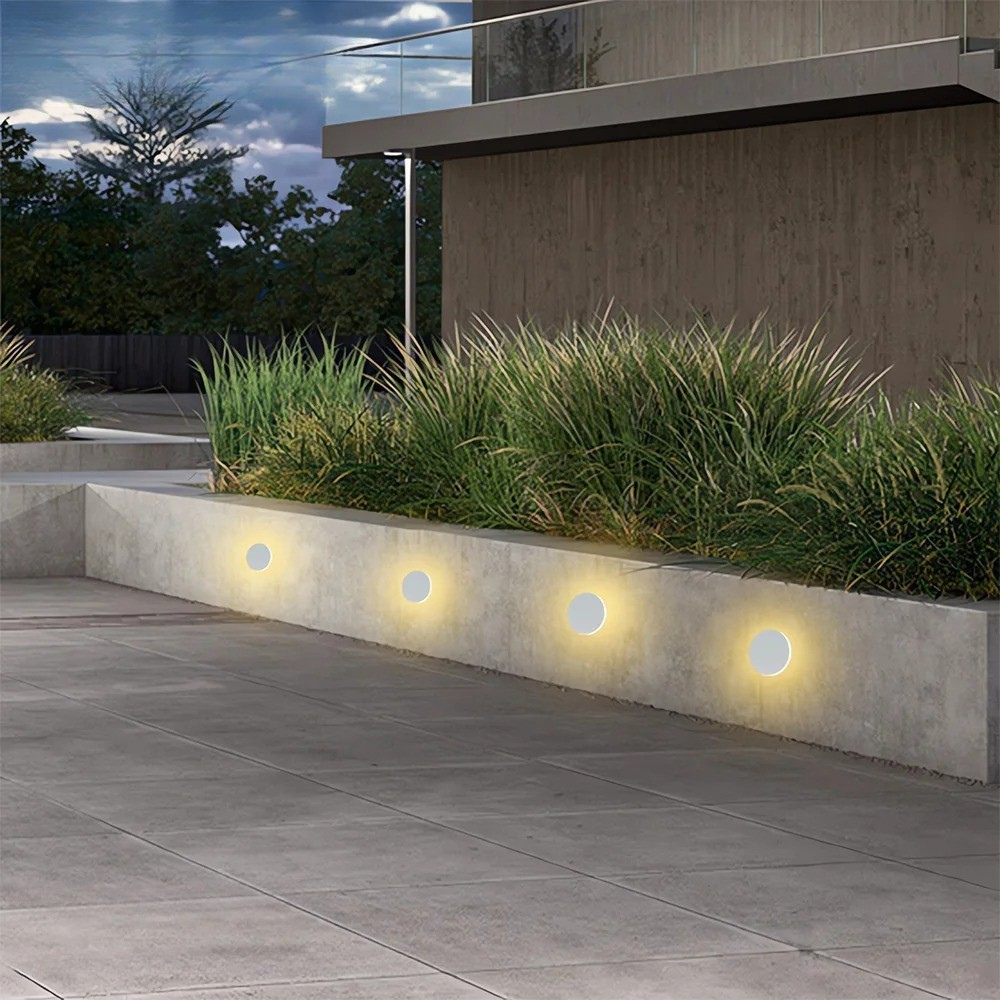 Rund LED Stegljus – Vattentåligt & Installationsbart | För Inomhus- och Utomhusbruk Carvallo