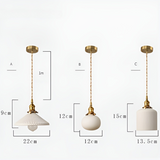 AmberZen Light – Vintage Keramik Glas Hänglampa Carvallo