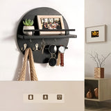 Carvallo NordEdge | Massivholz & Metall | Med hylla & kroklist | 100 cm bredd Carvallo