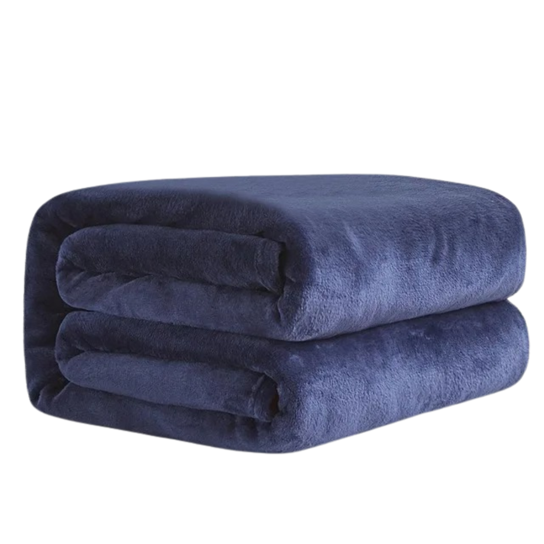 Korall Fleece Flanell Filt Hemnix