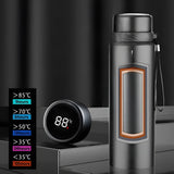 Isoleringsflaska i rostfritt stål – Håller drycker 24 h varma eller kalla | Stilig drickflaska Carvallo