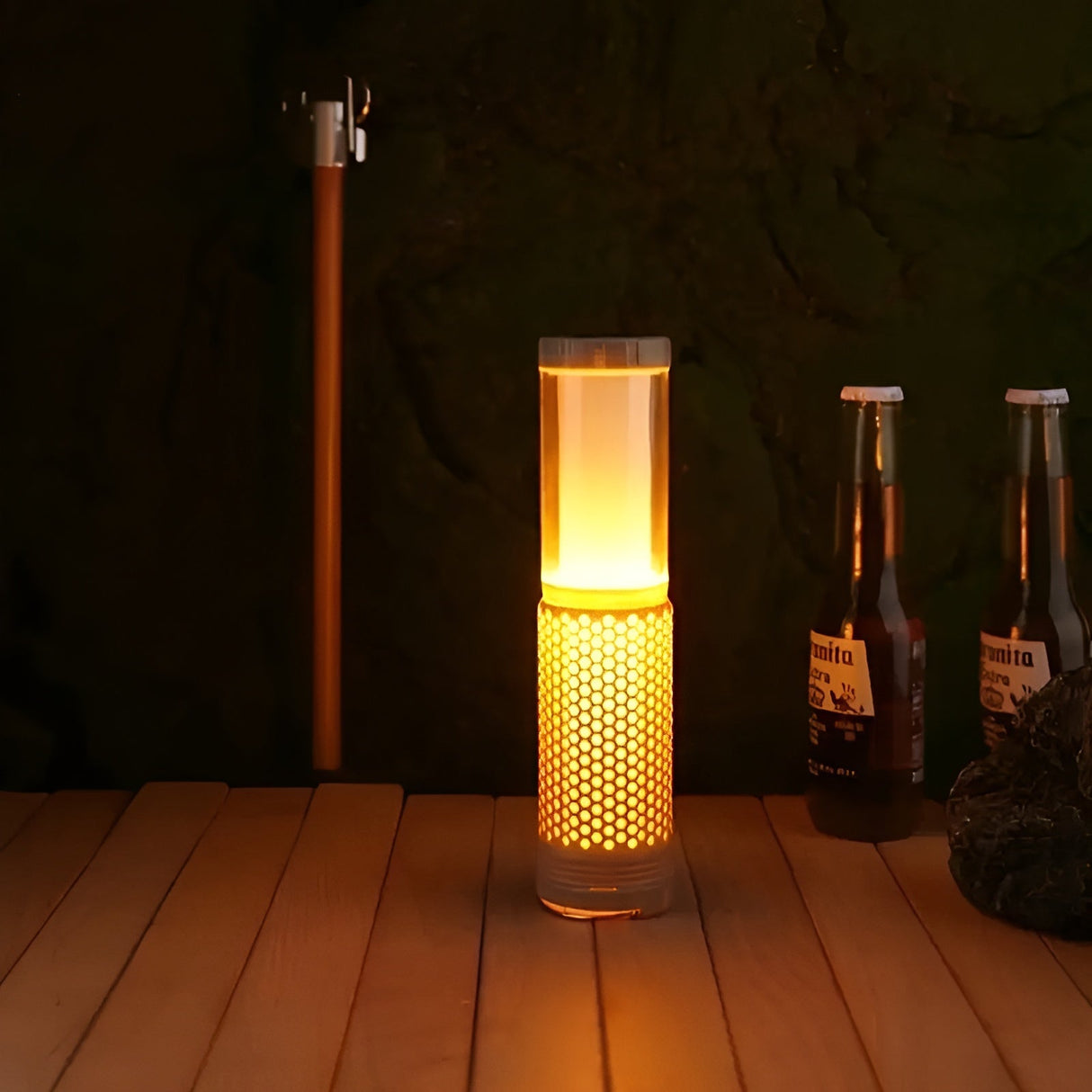 Carvallo LED Campinglampa | Höj och sänkbar & USB-laddningsbar | 3000–6000K färgtemperatur | Upp till 30 timmars ljusvaraktighet Carvallo