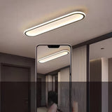 LED-taklamps i oval form – Elegant modern design för hall och entréområde Carvallo