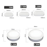 OvalShine Light - Modern Vägglampa med Ytmontering och LED-belysning Carvallo