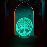 IllumiDecor Light - Dekorativ 3D LED-nattljus Carvallo