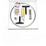 LED-vägglampa i linjärt design – Slank design i stål | För vardagsrum och sovrum Carvallo