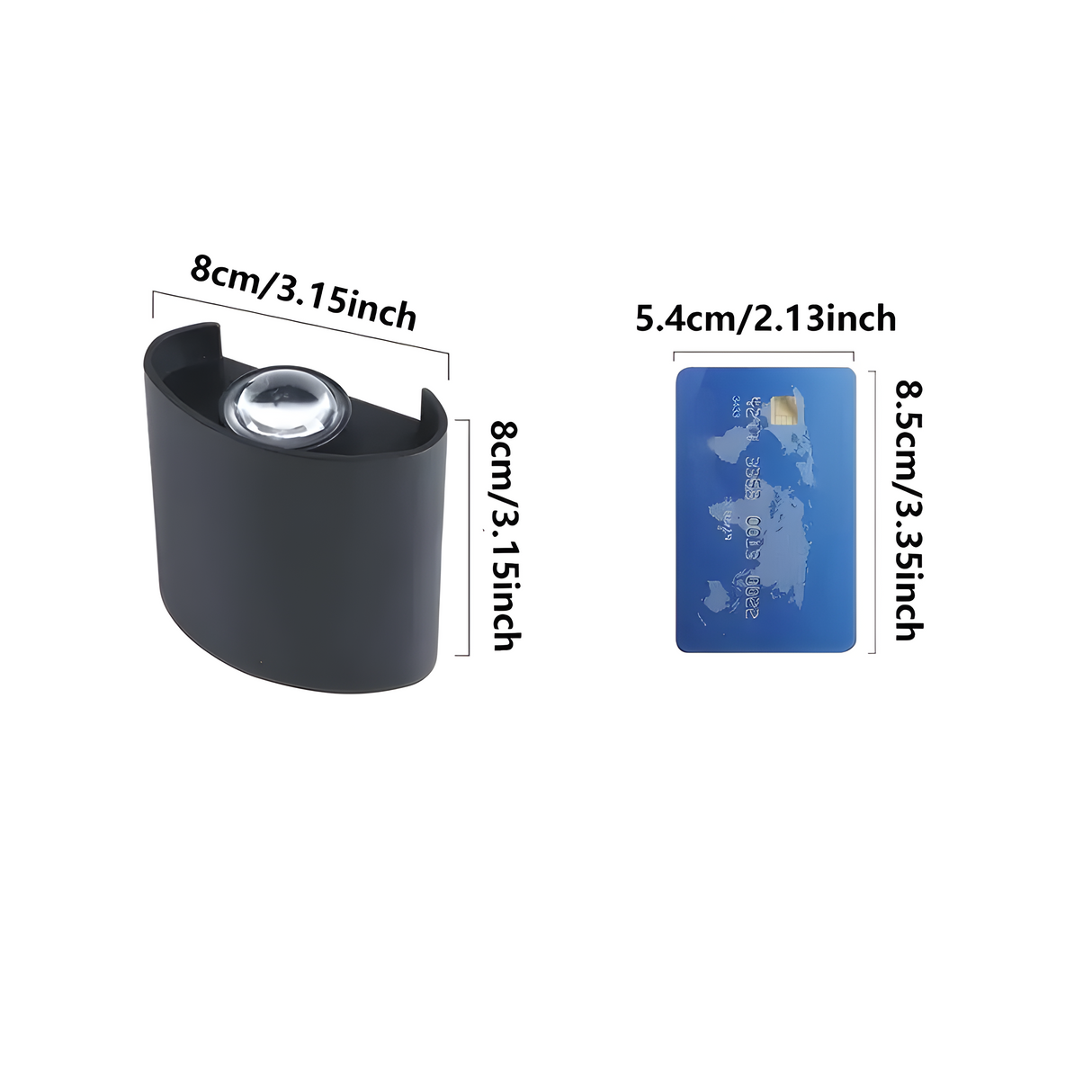 LumoStair - Minimalistisk LED-vägglampa 3-pack Carvallo