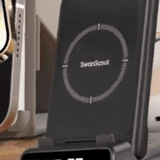 Royallure 3-i-1 Trådlös Laddstation – Snabbladdare för Telefon, Klocka & Hörlurar Carvallo