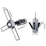 Campinglampa med USB-laddning – Bärbar & 360° roterbar | Ideal för utomhus & nödsituationer Carvallo