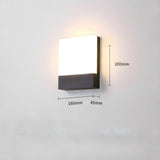 SereneBright Light - Vattentät Ultra-Bright Vägglampa Carvallo