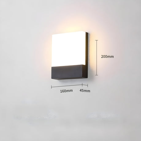 SereneBright Light - Vattentät Ultra-Bright Vägglampa Carvallo