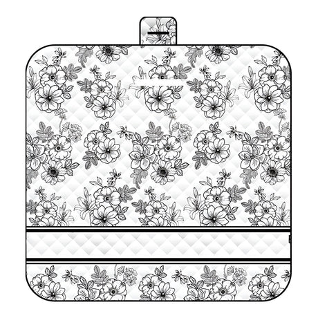 Carvallo Baby-lekmatta Wanderlino | Polstret & Vattentät | För Utomhus & Hemma | Inkl. Bärväska Carvallo