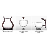 Glas Teaset med Magnetisk Flöde – Semi-Automatisk Kanna, Värmebeständig och Elegant Carvallo