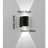 LumoStair - Minimalistisk LED-vägglampa 3-pack Carvallo