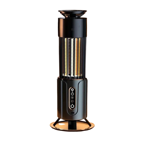 Mygglampa med USB - Återuppladdningsbar och vägg- eller bordsmontering | Inbyggd nattlampa och 3-stegs timer Carvallo