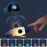 Carvallo – Rakettprojektorlampe med Galaxy-scener og Bluetooth-lyd Carvallo