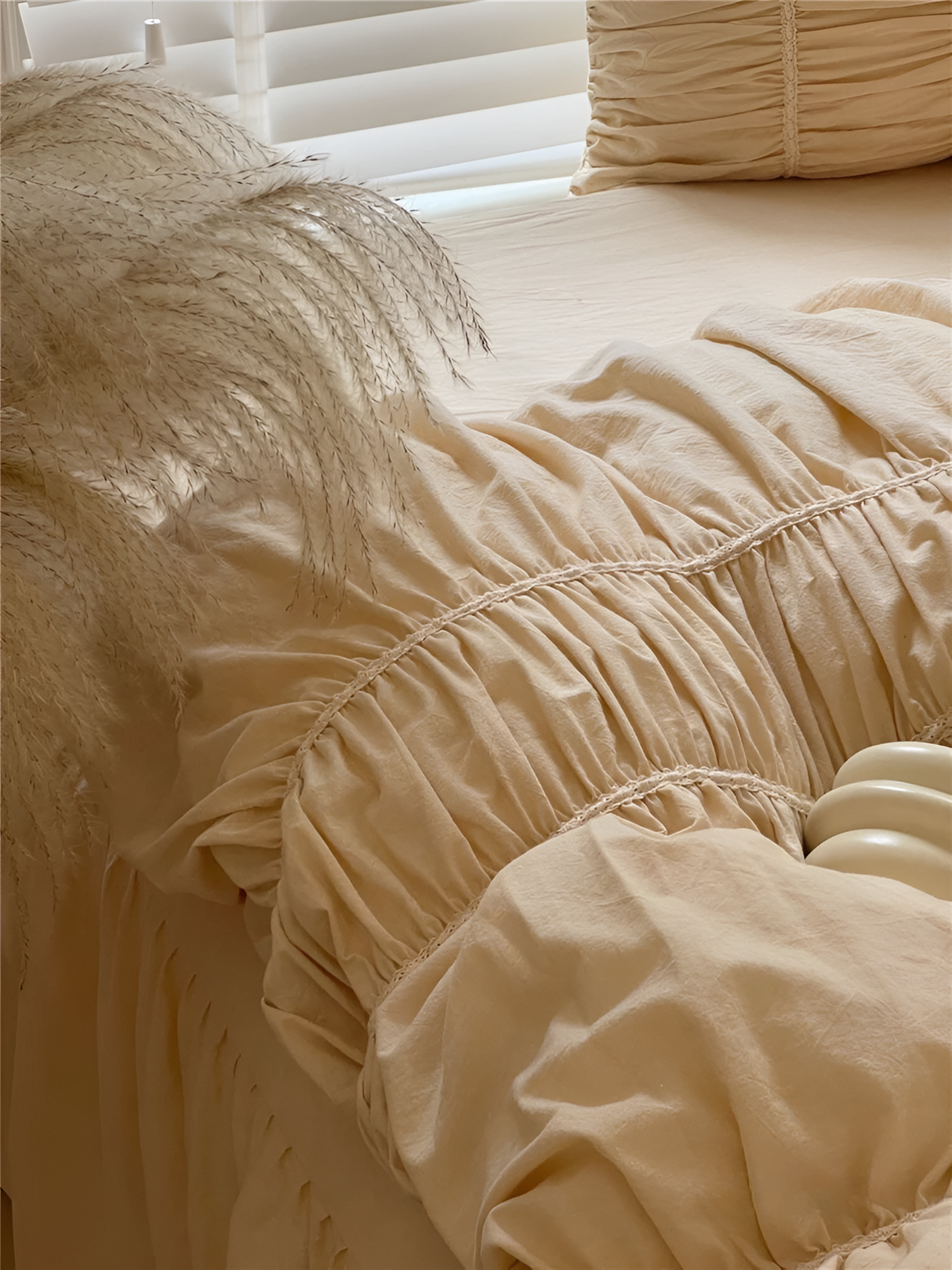 EtherealLuxe Sängkläder - Royal Beige Sängset Carvallo