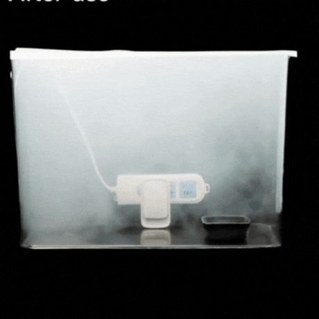 Royallure Mini Luftrenare Jonisator, Bärbar Avfuktare & Luftrengörare för Hem, Kontor, Husdjur & Rökare Carvallo