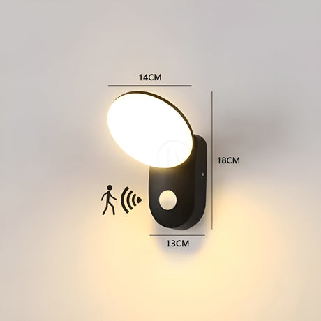 LED-vägglampa med rörelsesensor – Automatisk belysning för inomhus och utomhus Carvallo