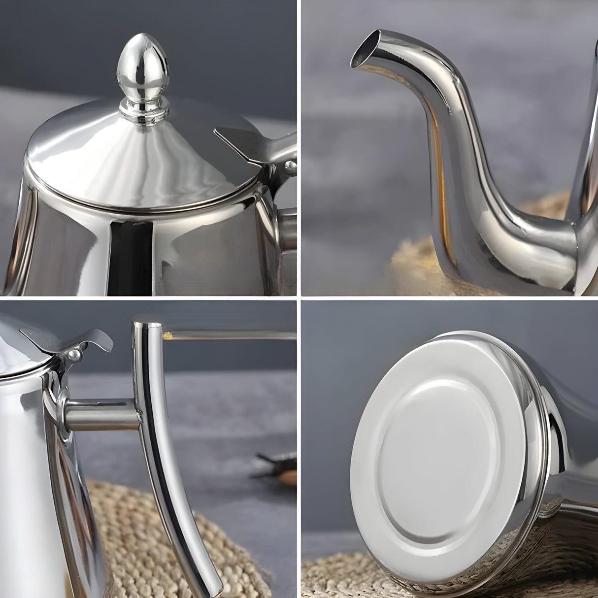 GoldenBrew Kettle - Robust rostfritt stål tekanna Carvallo