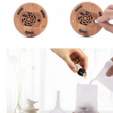 Aromadiffusor med 3D-glasdesign – LED-färgbyte & doftolje-funktion Carvallo