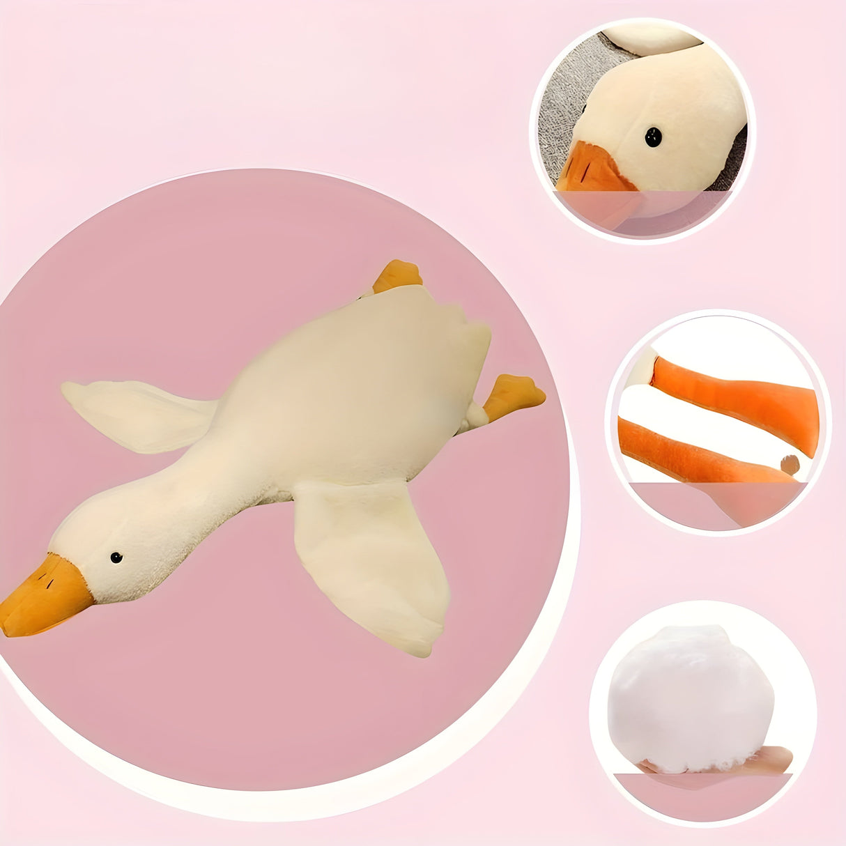 CuddleQuack Plush – Stor ankor-kramdjur-plushfigur Carvallo