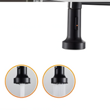 FlowNova - Multifunktionell diskbänksblandare (Borstad stål) Carvallo