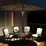 GlowShade Disc - Terrassparasol-lampa med 3 ljusstyrkenivåer Carvallo