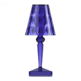 CrystalGlow - Dimbar Akryl Bordslampa med Luksuriöst Ljusspel för Vardagsrum och Sovrum Carvallo