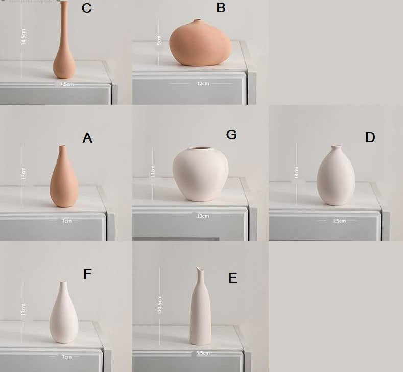 Minimalistisk Keramisk Boho Vas för Elegant Heminredning Carvallo