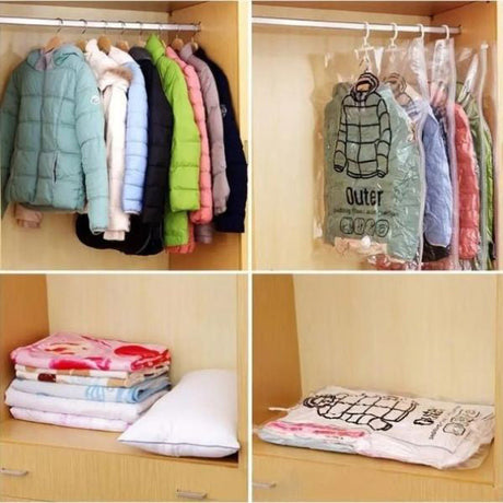 Carvallo | VacuHanger – Den smarta lösningen för ordentlig, platsbesparande klädförvaring Carvallo