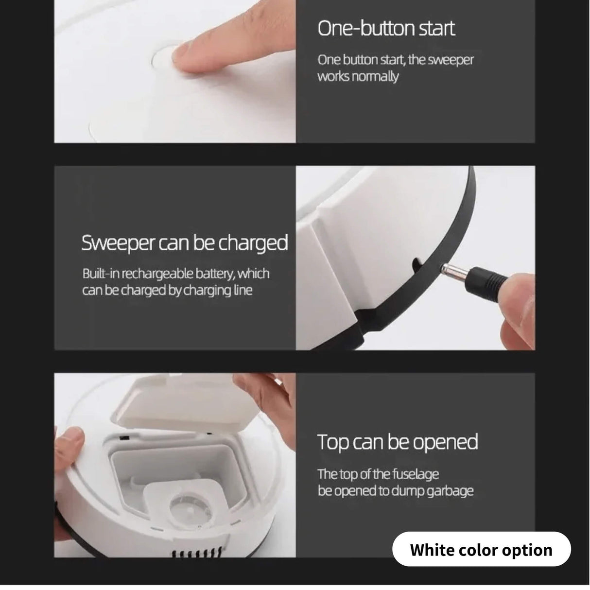 Robotdammsugare Smart Automatisk Golvmopp Carvallo