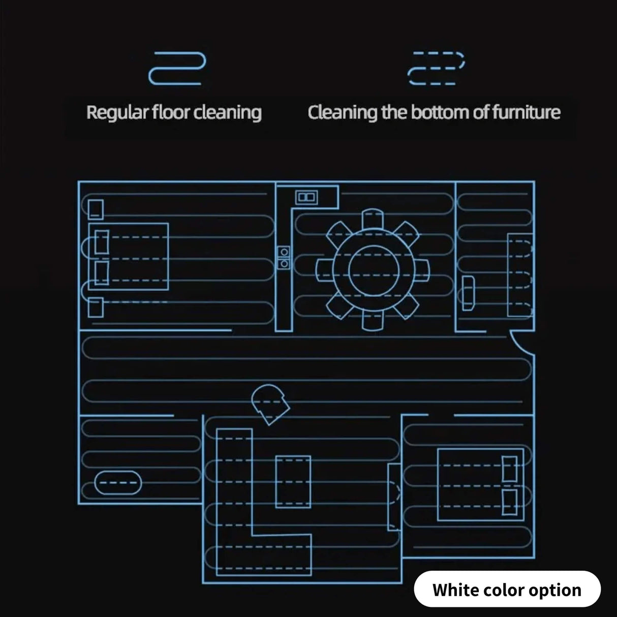 Robotdammsugare Smart Automatisk Golvmopp Carvallo