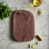 LuxRoyale Valnötsträ Skärbräda - Rustik & Hållbar Skär yta för Kök Carvallo