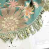 Verdant Bloom Vändbar Jacquardfilt Carvallo
