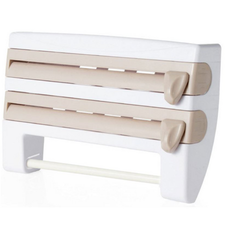 Mångsidig foliekniv & köksrullehållare – Ideal för en effektiv köksorganisation Carvallo