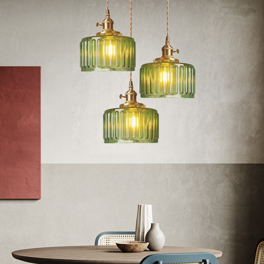 Vincent Vintage Kristall Taklampa – Cylindrisk glasdesign med justerbar höjd för en varm atmosfär Carvallo