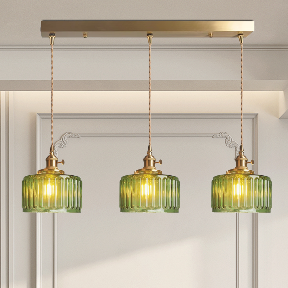 Vincent Vintage Kristall Taklampa – Cylindrisk glasdesign med justerbar höjd för en varm atmosfär Carvallo