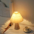 VintageGlow - Rattantafellampa, Fällbar nattlampa Carvallo