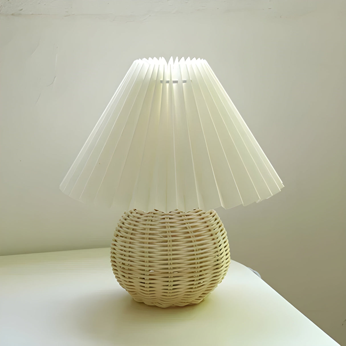 LumiPleat Lampa – Vintage Fållbordslampa Carvallo