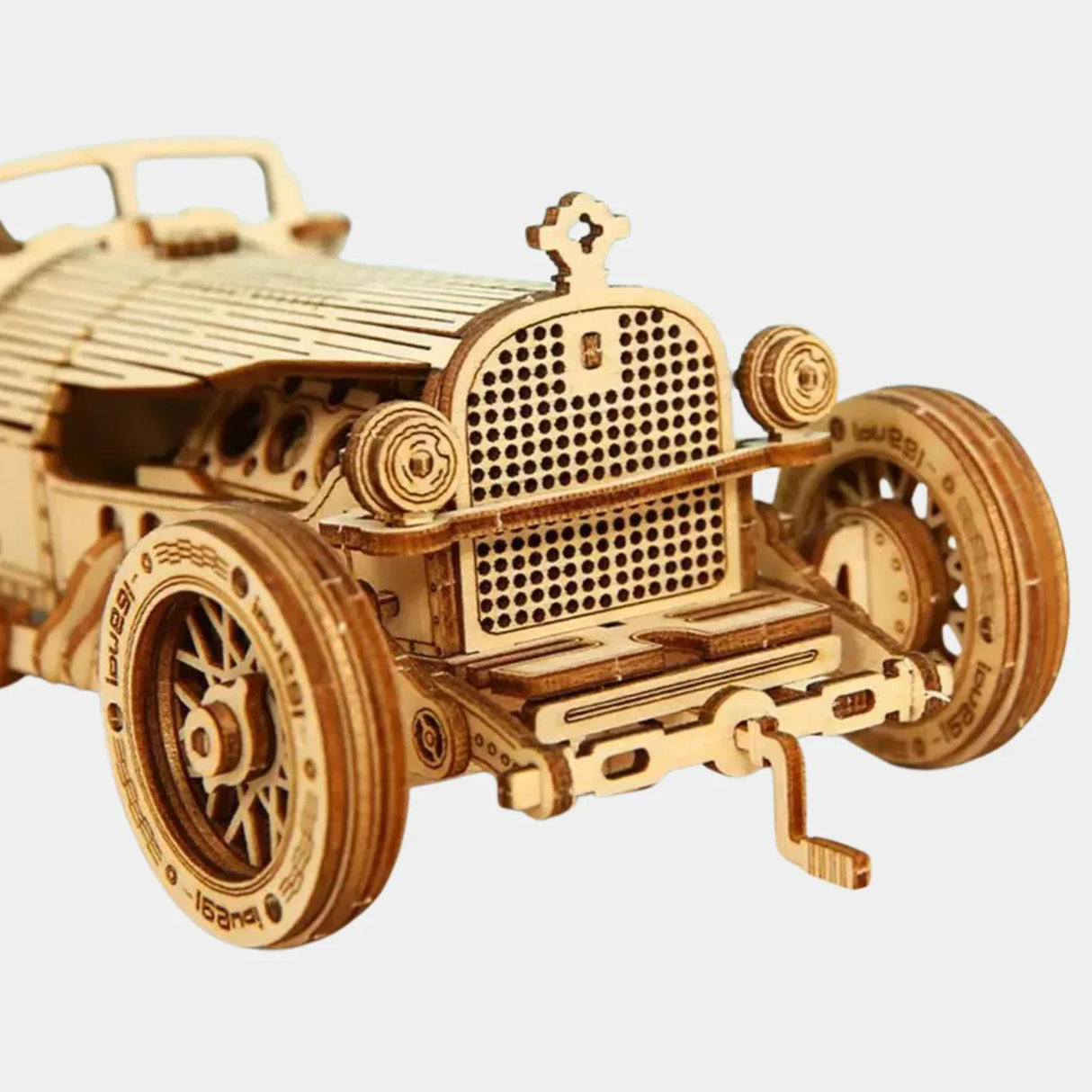 RetroRacer - Trä Grand Prix bilbyggset Carvallo