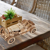 RetroRacer - Trä Grand Prix bilbyggset Carvallo