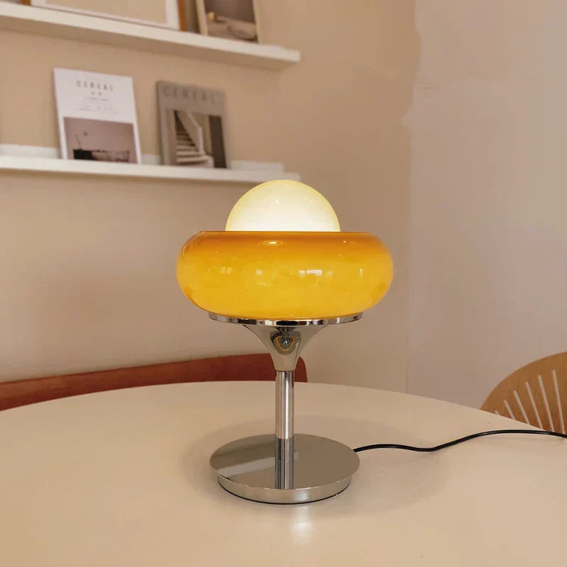 VintageOranje - Bordslampa Retro Design för Stilig Belysning Carvallo