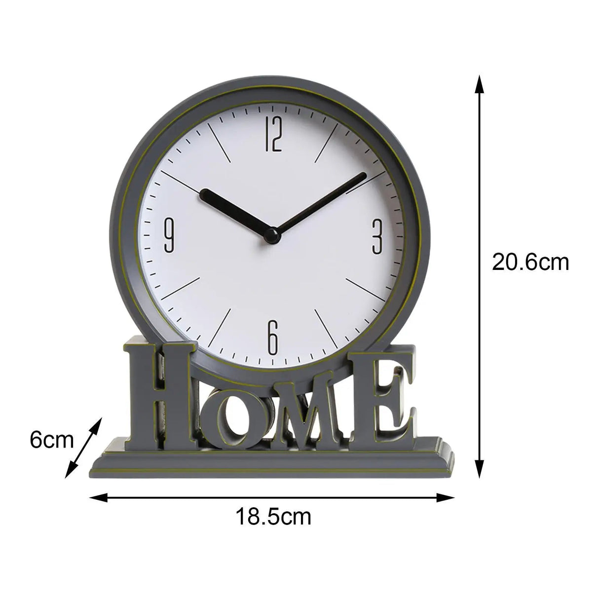 RetroGlow - Klassisk Rund Klocka för Elegant Inredning Carvallo