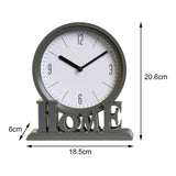 RetroGlow - Klassisk Rund Klocka för Elegant Inredning Carvallo