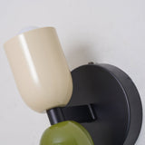 Vägglampa Modern Dubbel Glas Sconce Armatur Carvallo