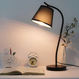 Linea Wood LED Bordslampa – Modern Minimalistisk Säng & Skrivbordslampa Hemnix